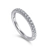 14K White Gold Diamond Matching Wedding Band - 0.3 ct
