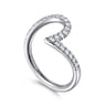14K White Gold Diamond Matching Wedding Band - 0.3 ct