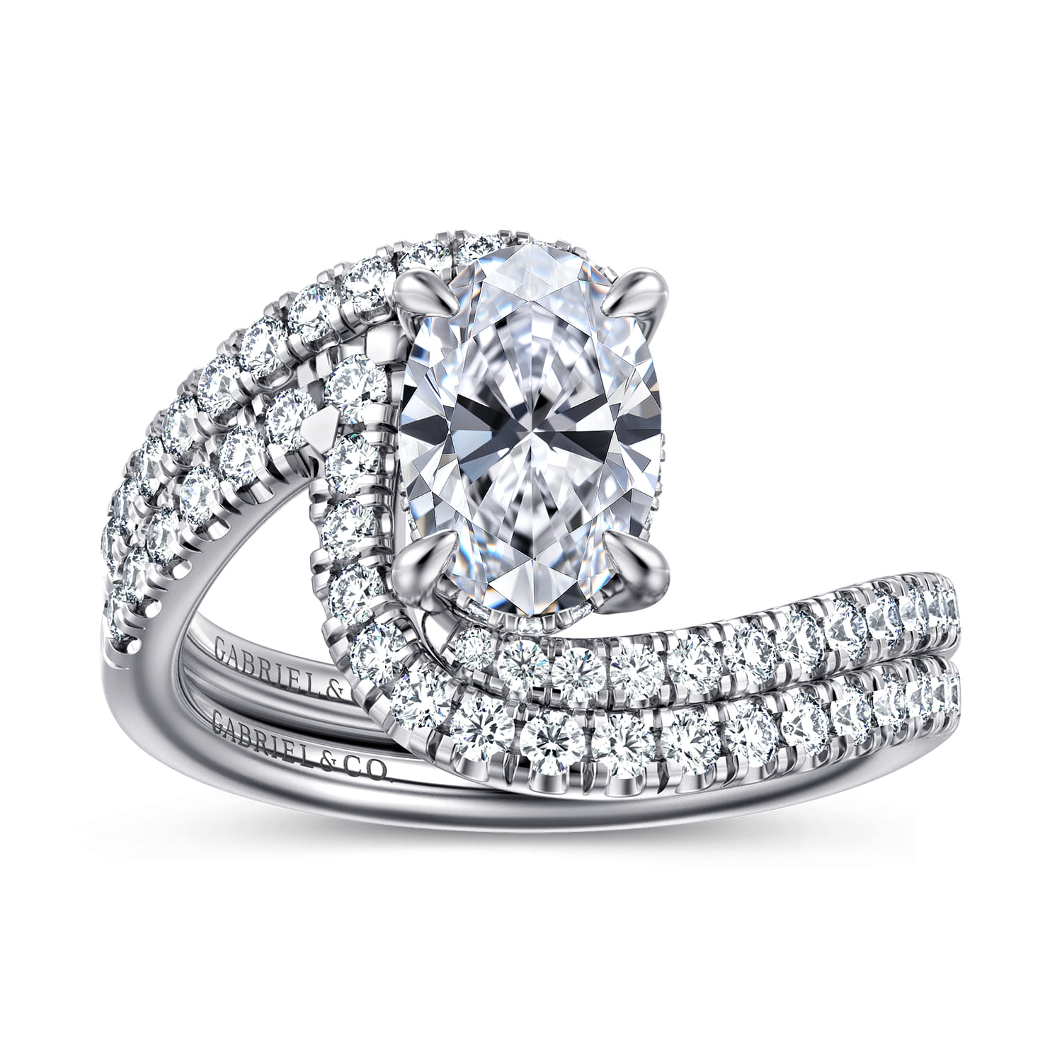 14K White Gold Diamond Matching Wedding Band - 0.3 ct - Shot 4