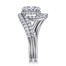 14K White Gold Diamond Matching Wedding Band - 0.3 ct