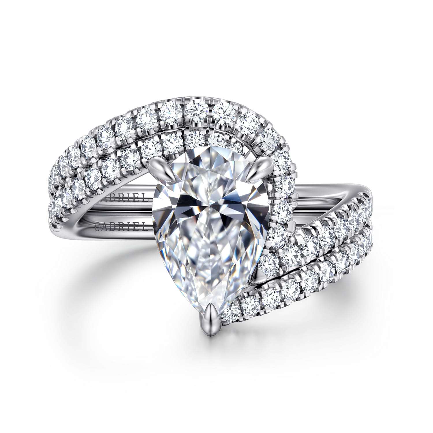 14K White Gold Diamond Matching Wedding Band - 0.3 ct - Shot 4