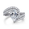14K White Gold Diamond Matching Wedding Band - 0.3 ct