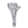 14K White Gold Diamond Matching Wedding Band - 0.3 ct