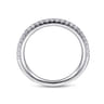14K White Gold Diamond Matching Wedding Band - 0.23 ct