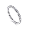 14K White Gold Diamond Matching Wedding Band - 0.23 ct