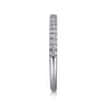 14K White Gold Diamond Matching Wedding Band - 0.23 ct