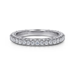 14K White Gold Diamond Matching Wedding Band