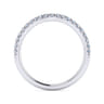 14K White Gold Diamond Matching Wedding Band - 0.25 ct