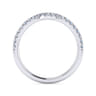 14K White Gold Diamond Matching Wedding Band - 0.25 ct