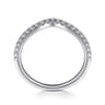 14K White Gold Diamond Matching Wedding Band - 0.25 ct