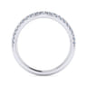 14K White Gold Diamond Matching Wedding Band - 0.25 ct