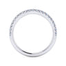 14K White Gold Diamond Matching Wedding Band - 0.25 ct