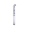 14K White Gold Diamond Matching Wedding Band - 0.25 ct