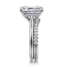 14K White Gold Diamond Matching Wedding Band - 0.25 ct