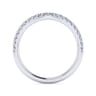 14K White Gold Diamond Matching Wedding Band - 0.25 ct