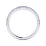 14K White Gold Diamond Matching Wedding Band - 0.25 ct