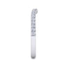 14K White Gold Diamond Matching Wedding Band - 0.25 ct