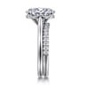 14K White Gold Diamond Matching Wedding Band - 0.25 ct