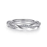 14K White Gold Diamond Matching Wedding Band - 0.14 ct