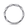 14K White Gold Diamond Matching Wedding Band - 0.14 ct