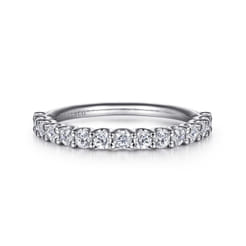 14K White Gold Diamond Matching Wedding Band