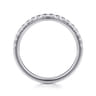 14K White Gold Diamond Matching Wedding Band - 0.3 ct