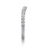 14K White Gold Diamond Matching Wedding Band - 0.3 ct