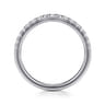 14K White Gold Diamond Matching Wedding Band - 0.3 ct