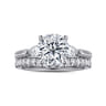 14K White Gold Diamond Matching Wedding Band - 0.3 ct