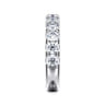 14K White Gold Diamond Matching Wedding Band - 1.42 ct