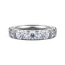 14K White Gold Diamond Matching Wedding Band - 1.95 ct