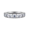 14K White Gold Diamond Matching Wedding Band - 1.67 ct