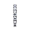 14K White Gold Diamond Matching Wedding Band - 1.67 ct