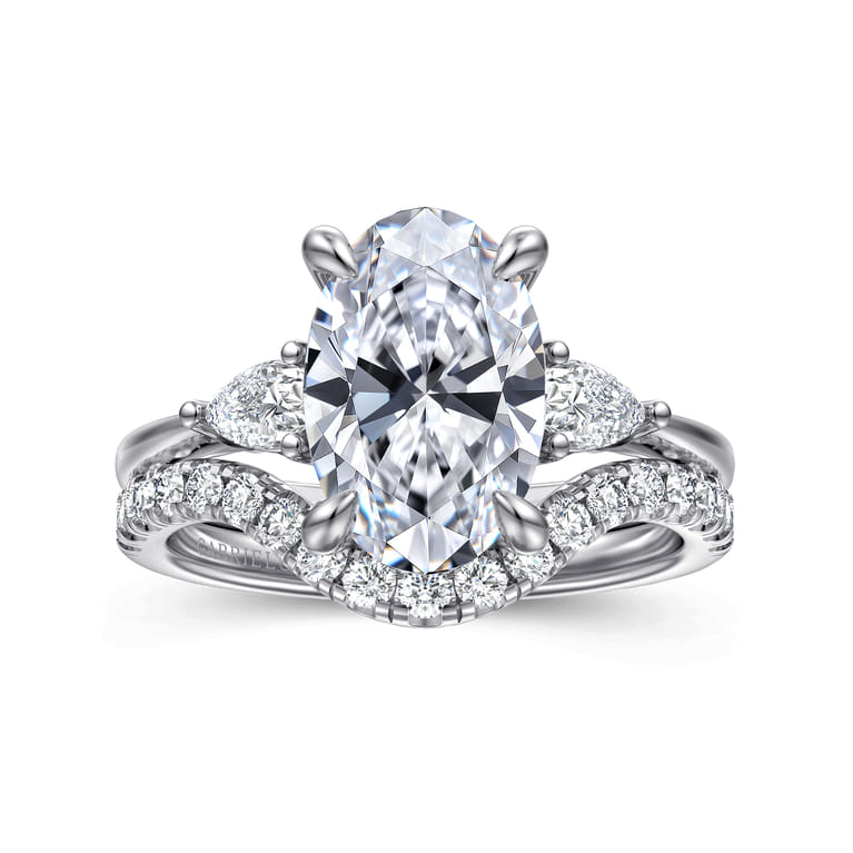 14K White Gold Diamond Matching Wedding Band - 0.3 ct - Shot 4