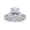 14K White Gold Diamond Matching Wedding Band - 0.3 ct