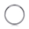 14K White Gold Diamond Matching Wedding Band - 0.21 ct