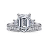 14K White Gold Diamond Matching Wedding Band - 0.3 ct