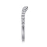 14K White Gold Diamond Matching Wedding Band - 0.3 ct