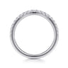14K White Gold Diamond Matching Wedding Band - 0.3 ct