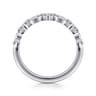 14K White Gold Diamond Matching Wedding Band - 0.3 ct