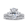 14K White Gold Diamond Matching Wedding Band - 0.4 ct