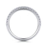 14K White Gold Diamond Matching Wedding Band - 0.25 ct