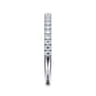 14K White Gold Diamond Matching Wedding Band - 0.25 ct