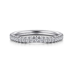 14K White Gold Diamond Matching Wedding Band