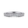 14K White Gold Diamond Matching Wedding Band - 0.3 ct