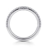 14K White Gold Diamond Matching Wedding Band - 0.3 ct