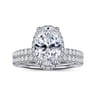 14K White Gold Diamond Matching Wedding Band - 0.22 ct