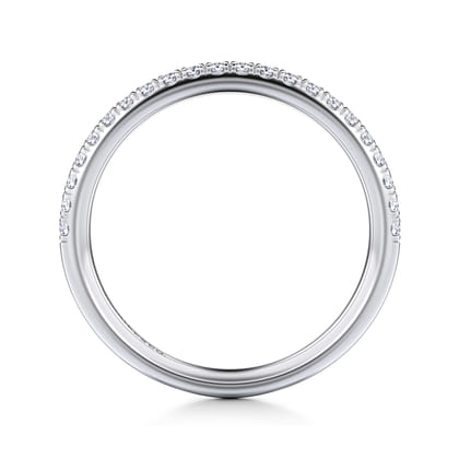 14K White Gold Diamond Matching Wedding Band