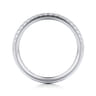 14K White Gold Diamond Matching Wedding Band - 0.22 ct