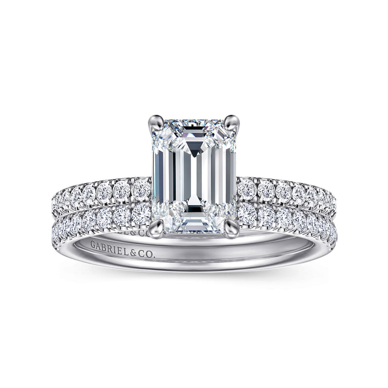 14K White Gold Diamond Matching Wedding Band - 0.22 ct - Shot 4